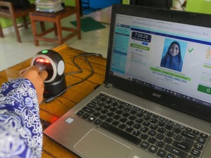 Keren! SMP di Pedalaman Konkep Ini Pakai Barcode buat Absensi-Voting OSIS