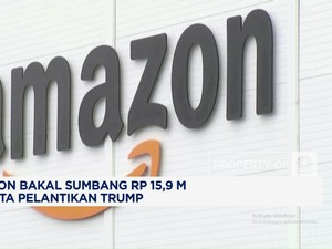 Video: Amazon Bakal Sumbang Rp 15,9 Miliar di Pesta Pelantikan Trump