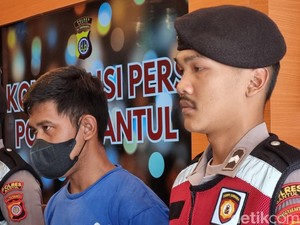 Ini Tampang Babon Penganiaya Istri hingga Tewas di Gudang Ekspedisi Bantul