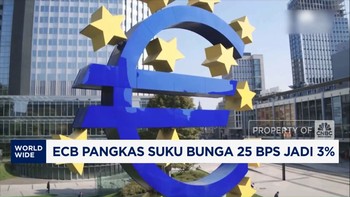 Video: ECB Pangkas Suku Bunga 25 bps Jadi 3%