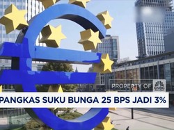 Video: ECB Pangkas Suku Bunga 25 bps Jadi 3%