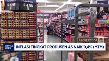 Video: Inflasi Tingkat Produsen AS Naik 0,4% (mtm)