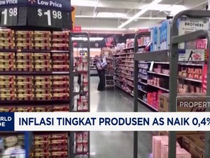 Video: Inflasi Tingkat Produsen AS Naik 0,4% (mtm)