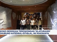 Video: Prabowo Resmikan Terowongan 'Silaturahmi' Istiqlal-Katedral