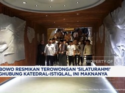 Video: Prabowo Resmikan Terowongan 'Silaturahmi' Istiqlal-Katedral