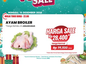 Ayam Broiler Murah Meriah di Transmart Full Day Sale