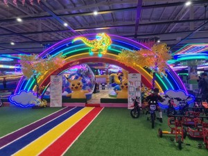 Video Keseruan Wahana Taman Bermain City Garden Transmart Cimahi