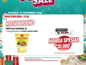 Diobral! Harga Minyak Goreng di Transmart Full Day Sale Murah Meriah