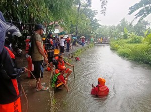 Terpeleset di Sungai Belik, Balita di Pleret Bantul Hilang Terbawa Arus