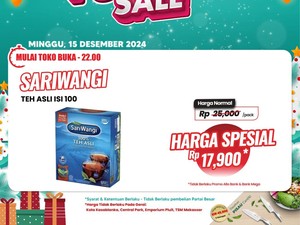 Teh Celup Diobral di Transmart Full Day Sale, Harganya Jadi Segini