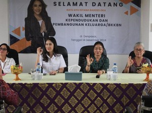 Isyana Bagoes Oka Cek Program Penurunan Stunting di Denpasar