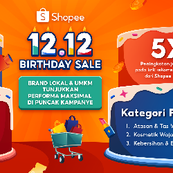 Penjualan UMKM Melesat 7x Lipat di Puncak Kampanye 12.12 Birthday Sale