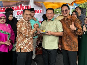 Stafsus Dudung Selamati Ngatiyana-Adhitia Usai Menang Pilwalkot Cimahi
