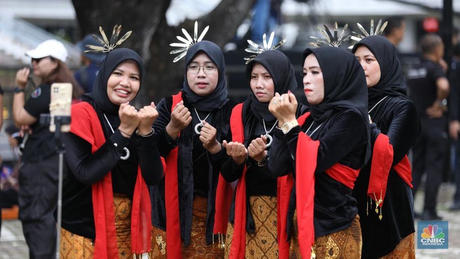 Suasana hari pertama HUT Transmedia 23 di Istora Senayan, Jakarta, Sabtu (14/12/2024). (վ/Tri Susilo)