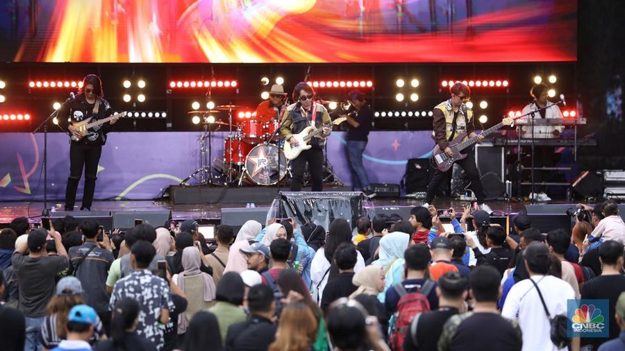 Suasana hari pertama HUT Transmedia 23 di Istora Senayan, Jakarta, Sabtu (14/12/2024). (վ/Tri Susilo)
