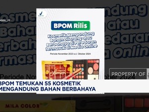 Video: BPOM Temukan 55 Kosmetik Mengandung Bahan Berbahaya