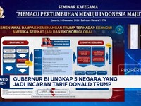 Video: Gubernur BI Ungkap 5 Negara Incaran Tarif Donald Trump