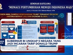 Video: Gubernur BI Ungkap 5 Negara Incaran Tarif Donald Trump