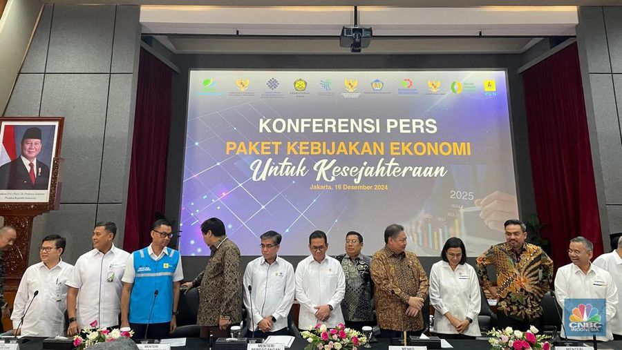 Konferensi Pers: Paket Stimulus Ekonomi untuk Kesejahteraan. (վ/Romys)
