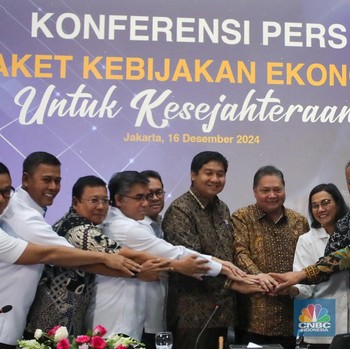 Detik-Detik Airlangga-Sri Mulyani Cs Umumkan Bejibun Insentif di 2025