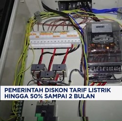 Video: Pemerintah Diskon Tarif Listrik Hingga 50% Sampai 2 Bulan
