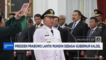 Presiden Prabowo Lantik Muhidin Sebagai Gubernur Kalimantan Selatan