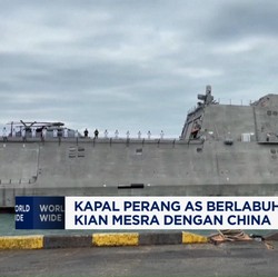 Video: Kapal Perang AS Berlabuh di Kamboja