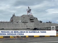 Video: Kapal Perang AS Berlabuh di Kamboja