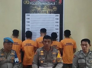 5 Remaja Makassar Busur Warga gegara Ditegur Main Petasan, Pelaku Ditangkap