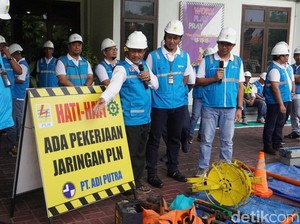 1.032 Personel PLN Kawal Pasokan Listrik Selama Nataru
