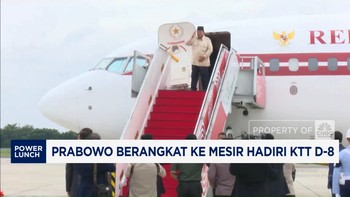 Video: Prabowo Berangkat ke Mesir Hadiri KTT D-8