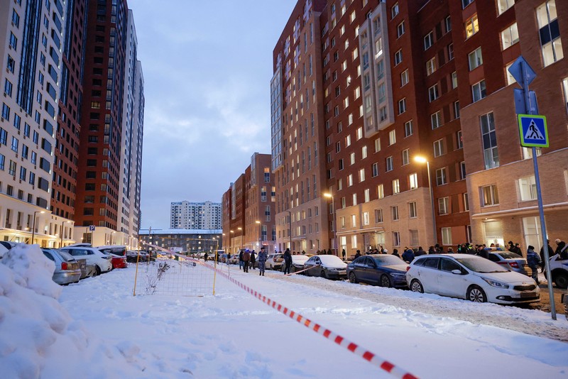 UKRAINE-CRISIS/MOSCOW-BLAST A view shows a scene of an explosion in which, according to Russia's investigative committee, Russian general Igor Kirillov, in charge of nuclear protection forces, and his assistant were killed, in Moscow, Russia December 17, 2024. REUTERS/Maxim Shemetov