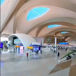 Potret Bandara Zayed di Abu Dhabi yang Dijuluki Terindah di Dunia