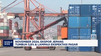 Video: Tumbuh 3,8%, Capaian Ekspor November Jepang Lampaui Ekspektasi