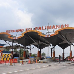 Gerbang Tol Palimanan Selesai Dibongkar, Begini Penampakannya