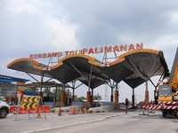 Gerbang Tol Palimanan Selesai Dibongkar, Begini Penampakannya