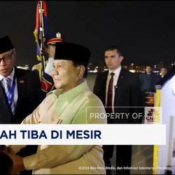 Video:Tiba di Kairo, Prabowo Siap Temui Presiden Mesir & Hadiri KTT D8