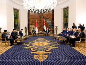 Bertemu Presiden Mesir, Prabowo Bahas Peluang Ikut Suez Canal Economic Zone