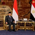 Gaya Prabowo Sambangi Presiden Mesir di Istana Kepresidenan Kairo