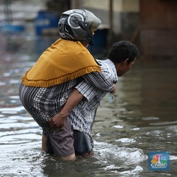 Banjir Jakarta Hantam 54 RT dan 23 Ruas Jalan, Ini Penyebabnya