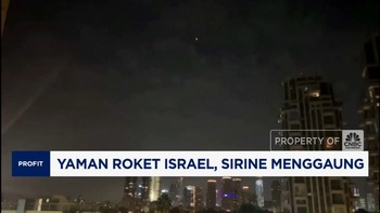 Video: Yaman Roket Israel, Sirine Menggaung