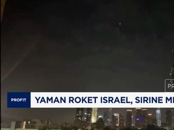 Video: Yaman Roket Israel, Sirine Menggaung