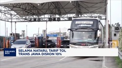 Video: Hore! Selama Nataru, Tarif Tol Trans Jawa Diskon 10%