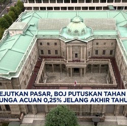 Video: Kejutkan Pasar, BOJ Putuskan Tahan Bunga Acuan 0,25%