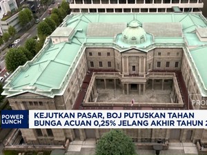 Video: Kejutkan Pasar, BOJ Putuskan Tahan Bunga Acuan 0,25%