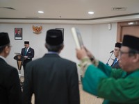 Menko Zulhas Lantik 8 Pejabat Eselon I, Siap Kejar Swasembada Pangan