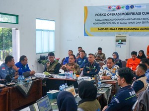 Mitigasi Bencana Hidrometeorologi, Modifikasi Cuaca di Jatim Dimulai