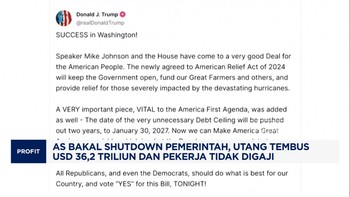 Video: AS Bakal Shutdown Pemerintah, Pekerja Tidak Digaji