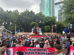 Gelar Aksi di KPK, GMKI Desak Harun Masiku Segera Ditangkap
