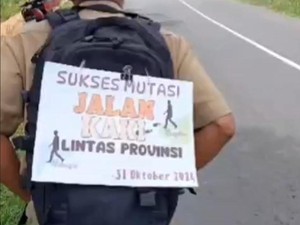 Guru Jalan Kaki Magetan-Wonogori Usai Mutasi Sering Ajak Siswanya Hiking